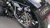 Kijima Motorcycle Parts Saddlebag Compatible with Sportster Left Chrome Support, Steel, DHW, ('04-), Side, All-in-One Type, Plated, HD-08001