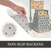 A Non-Slip Door Mat, Rectangular Polyester Welcome Mat, Machine Washable, Lightweight, Suitable for Living Room, Kitchen, Corrid