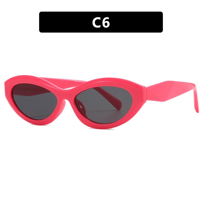 Oval Small Frame Sunglasses Fashion Sunglasses Personalized Trendy Sunshade Uv Protection Sunglasses