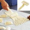 Large White Roller Cutter Baking Tool for Cookie Pie Pizza Bread Pastry