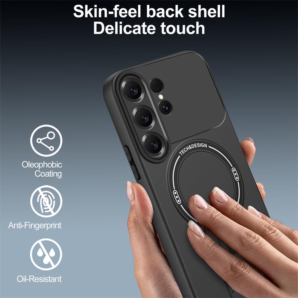 Magnetic Holder Phone Case for Samsung Galaxy S26 Plus S25 FE S24 S23 Ultra A06 A07 A15 A16 A17 A35 A36 A56 for Magsafe Cover