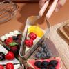 Iplusmile 2Pcs Cake Cutter Slicer, Stainless Steel Pie Cutter and Server Set, Adjustable Cheese Cake Divider Separator with Double Handle Tool