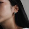 [Silver 925] Coat Earrings (L)