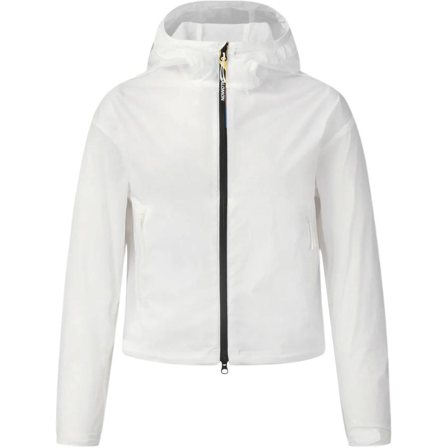 Salomon Modisei Aero Loose Fit Hooded Zip Long Sleeve Breathable Short Jacket Women jackets LC3073100 S