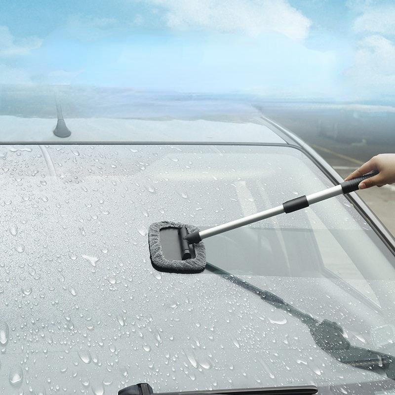 Geri çekilebilir araç ön camı Temizleme Fırçası Araba Toz Toplayıcı Buğu Çözücü Temizleme Aracı Ev Araba Çok fonksiyonlu temizleme mendili