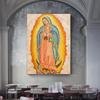 Virgin Mary Character Christian Art Canvas Painting Religious Posters Prints Wall Art Picture for Living Room Wall Decor Cuadros