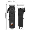 Powerful Men Hair Trimmer Fashion Hair Cutting Machine Set Rechargeable Hair Clipper  Barber