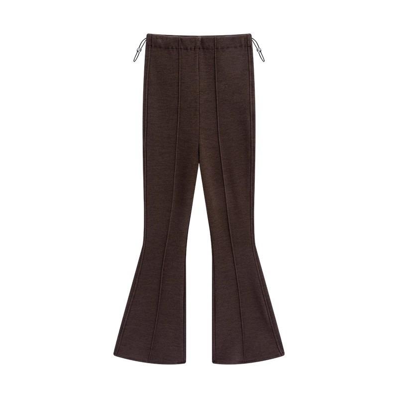 Maternity Pants, Spring and Autumn Outer Wear, Micro-pull Pants, No Support for the Abdomen, No Belly, Casual Pants, Tall Flared Pants, Autumn Wear