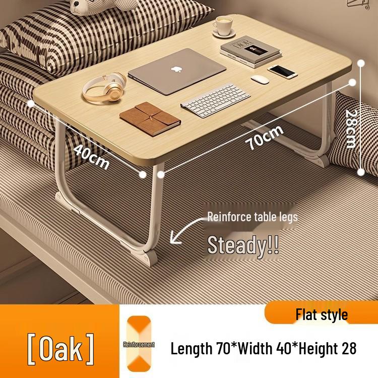 Foldable Bedside Laptop Table for Dormitory or Bay Window
