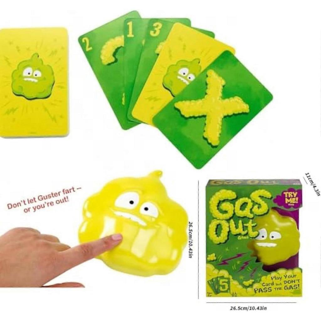 Karetní hra Gas Out Prdací karetní hra Akce Reflex Rodinná párty Interaktivní Zábavná Hračka Hra
