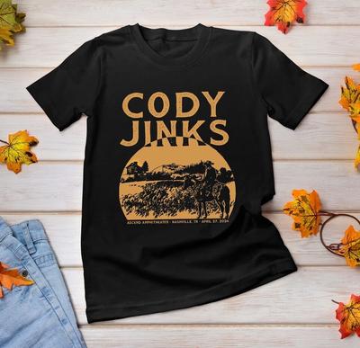 NEU Cody Jinks Sänger T-Shirt Schwarz Alle Größen Geschenk für Fan Unisex T-Shirt