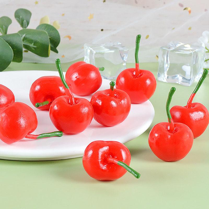 Simulation Fruit Slices Fake Artificial Apple Lemon Mango Watermelon Model Photography Props For Party Kitchen Home Decor Supply