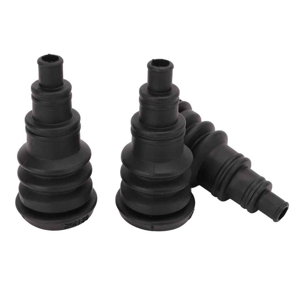 3PCS Firewall Boot Harness Protection Sleeve Black Rubber Universal for 3 8in to 1in Wire Bundles