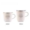 Tyeso Stainless Steel Travel Mug with Lid Insulated Coffee Cup for Office Home Trendy Design On-the-Go Workplace Use