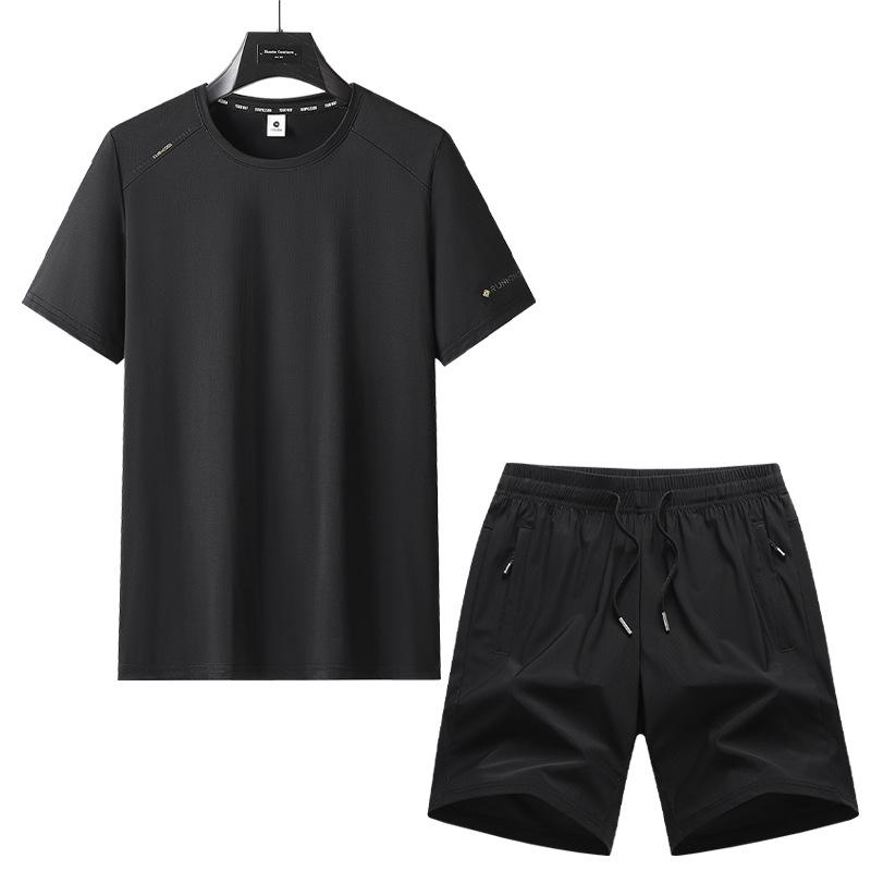 2026 Men's Quick-Dry Sports Set: T-Shirt and Casual Shorts
