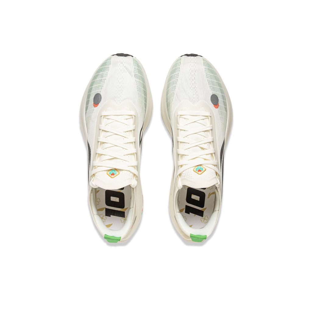 Li Ning Feidian 5 Elite Ultra Lehká Technologie Karbonová Deska Běžecké Boty Unisex Běžecké Boty Off-White ARMV003-4