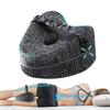 Leg Pillow Ergonomic Side Sleeping Pillow Memory Foam Knee Pillow with Shoulder Strap for Side Sleeping Leg Support Pad