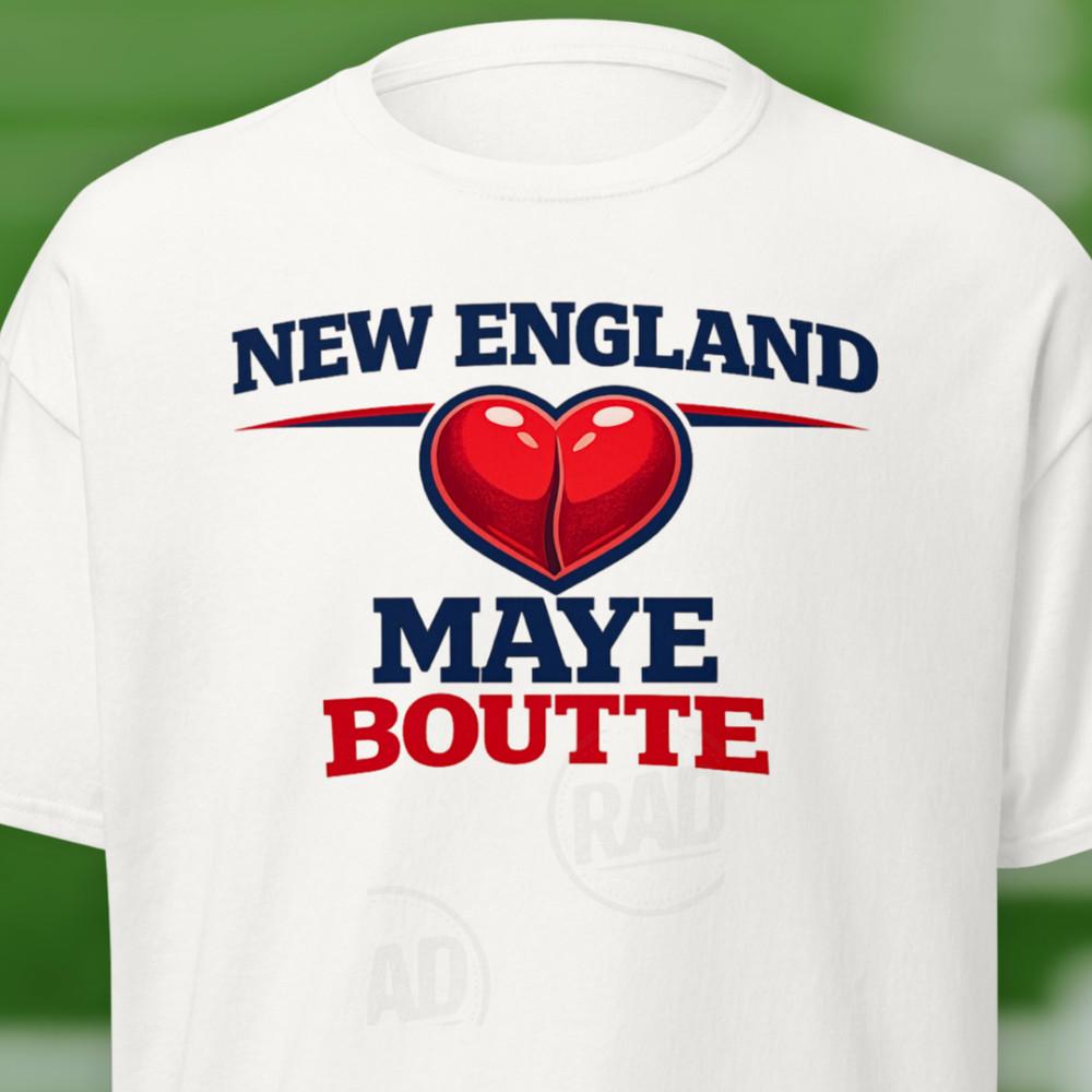 Funny Maye Boutte Shirt Patriots Drake Maye T Shirt New England Football Tee Unisex T-Shirt S