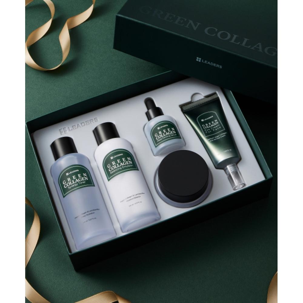 Leaders Cosmetics Leaders Green Collagen Skincare 5 Piece Set