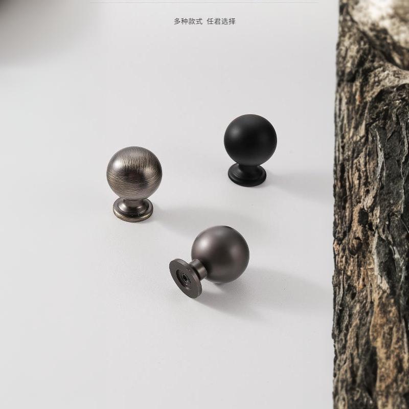French Vintage Cupboard Door Handles Solid Furniture Knobs Easy to Install Hardware for Wardrobe Drawer Cabinet Home DIY Project