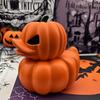 Orange Pumpkin Shaped Duck Resin Halloween Decor Cute Festive Home Party Miniature Ornament Thanksgiving Gift Desk Decoration
