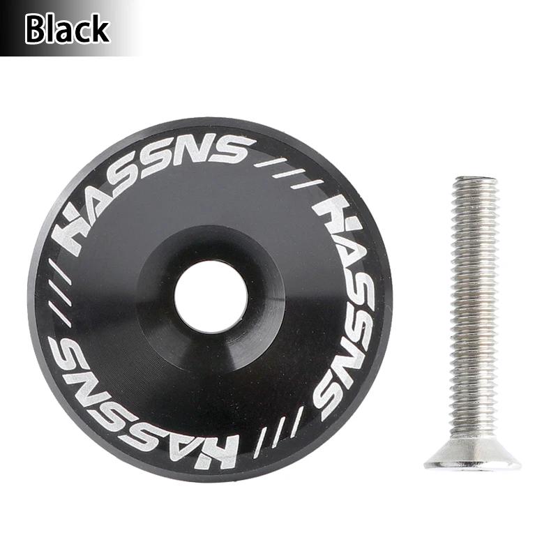 HASSNS MTB Power Vorbaukappe Fahrrad Steuersatz Abdeckung Oben Für Mountain Road Bike Tischabdeckung Aluminiumlegierung Lenker Serie Oben