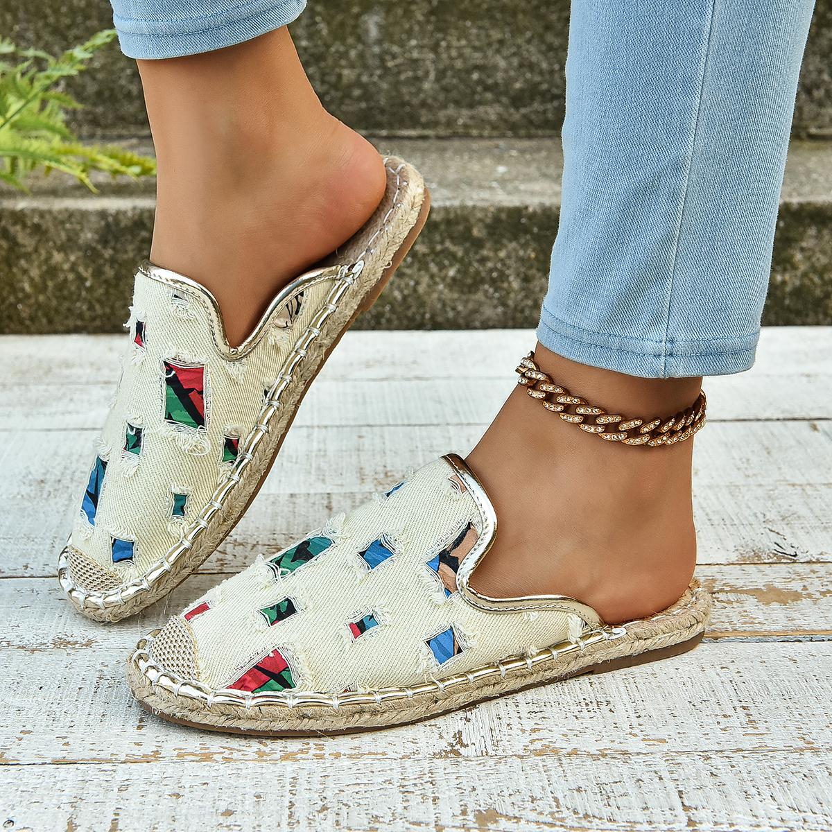 

Модные женские балетки, шлепанцы, летние модные сандалии с бантом, женская обувь на плоской подошве, повседневные пляжные шлепанцы, слайды, женские zapatos de mujer 43