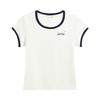 Li Ning Sports Lifestyle Series Round Neck Letter Logo T-Shirt Women Tops ATSW268-1