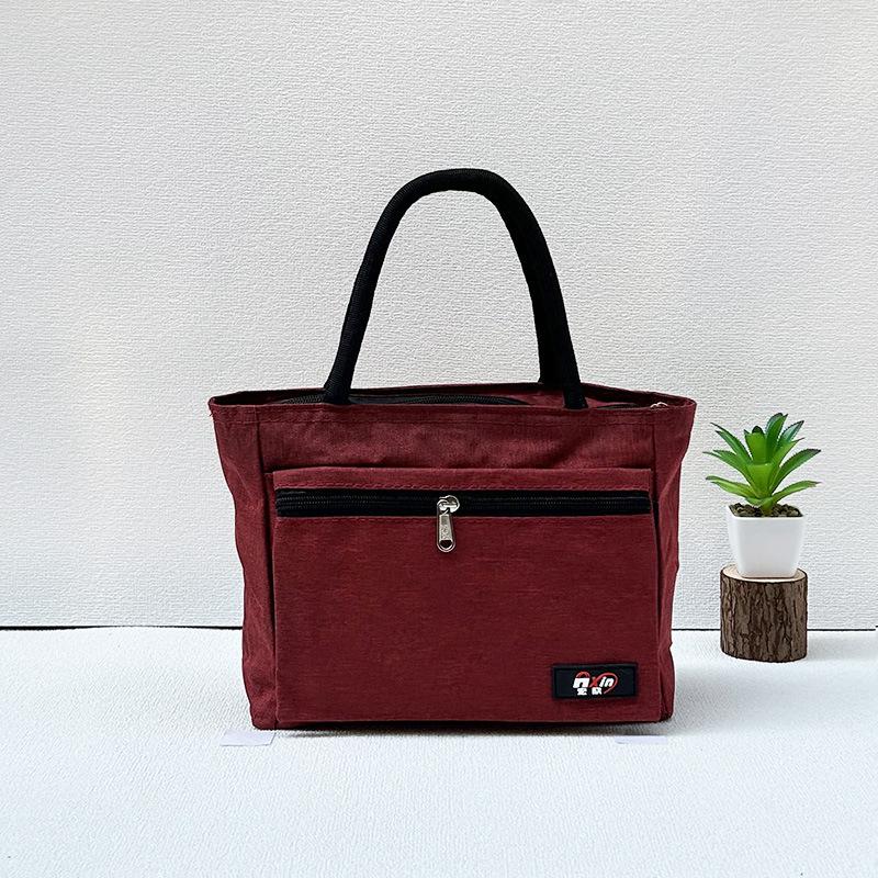 Waterproof Oxford Tote: Stylish Handbag for Middle-Aged Women - Perfect for Work and Outings