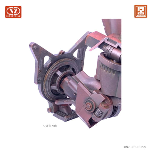 Cavico Kamp Riesen Mars Humanoid Heavy Machine Series Type III Humanoid Heavy Machine, Late Production Type/Oxide Red, 1/35 Scale, Approximately 14cm