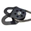 High Strength 10Ton Snatch Pulley Block Nylon Roller for 17MM Max Rope Diameter