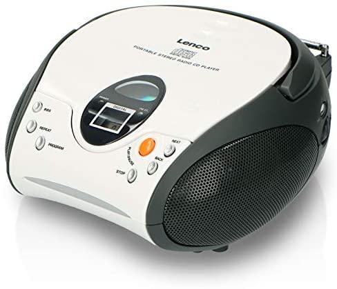 Lenco SCD-24 portable FM radioCD player - WhiteBlack - Bild 7