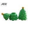 Small Parts Organizer Christmas Tree Shaped Mini Storage Box, 3D Printed Green Jewelry Desktop Ornament, Decorative Trinket Box for Home Office