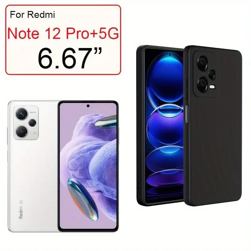 Liquid Silicone Case For Xiaomi Redmi 12 12C 13C Shockproof Case For Redmi Note 12 Pro Plus Note 12S 4G Note 12 5G 4G Note12 Pro+ 5G Phone Cover