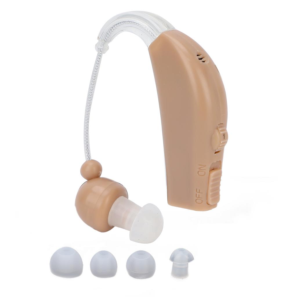 Elderly Hearing Aids Soft Silicone Rechargeable Ear Sound Enhancer USPlug