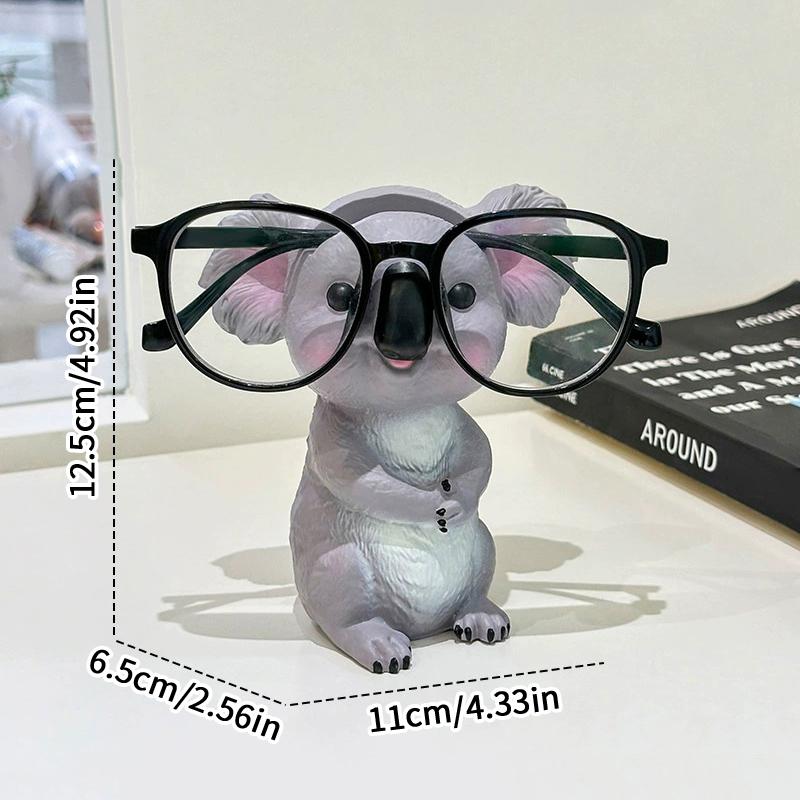 

Cute Glasses Rack Funny Glasses Holder Stand Animals Shaped Eyeglasses Support Holder Creative Sunglasses Display Stand серый