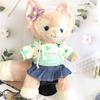 Disney 40CM LinaBell Fox Doll Clothes: Universal S Size Hoodie with Drawstring.