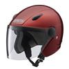 Motorcycle Helmet Jet LeeWins Metallic Red XL Size Circumference Moped JIS Class 125cm3 or [Yamaha Motor] SF-7II (Head 60-61cm) 90791-3259X 1/SG (for