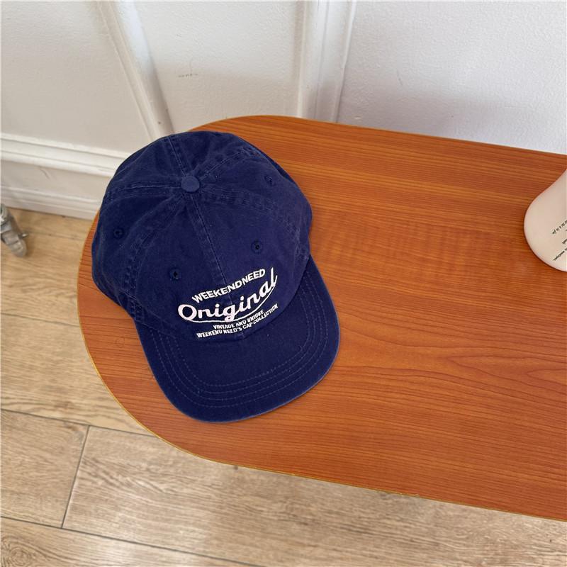 Factory Custom 6 Panel Cap Unstructured Snapback Baseball Caps Custom Size темно-синий