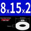 Jiemengzhe M8 Rubber Flat Washers