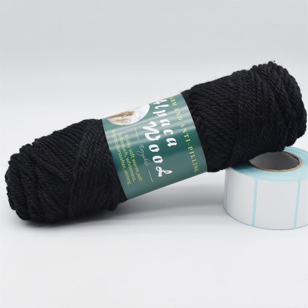 3 Knäuel Alpakawolle Garn 100g/Knäuel, 110m/Knäuel Mehrfarbig Weich & Warm Strick- Häkelgarn für Pullover, Schals, Mützen – 3,5-4,5mm Nadeln/Häkelnadeln