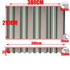 Tewango Orange +White Strip Blind Replacement Awning Top Sunshade Canvas Striped Polyester with UV Coating 10x8ft 350x250cm