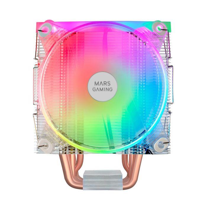 Ventirad processeur - Mars Gaming - MCPU66 RGB - Transparent - Socket AM4 - Aluminium