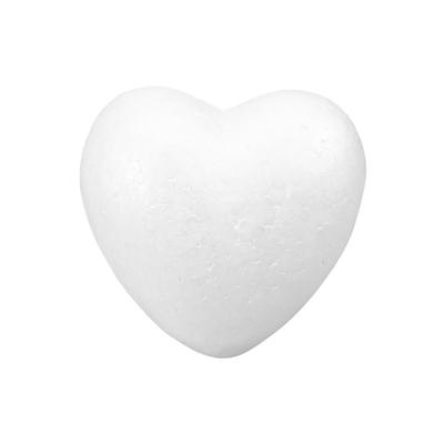 2~10PCS White Foam Styrofoam Polystyrene Modelling DIY Craft Heart Shape Decor