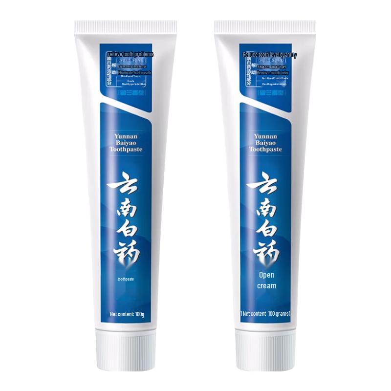 

Yunnan Baiyao Spearmint Fresh Breath & Stain Removal Toothpaste (2-pack)