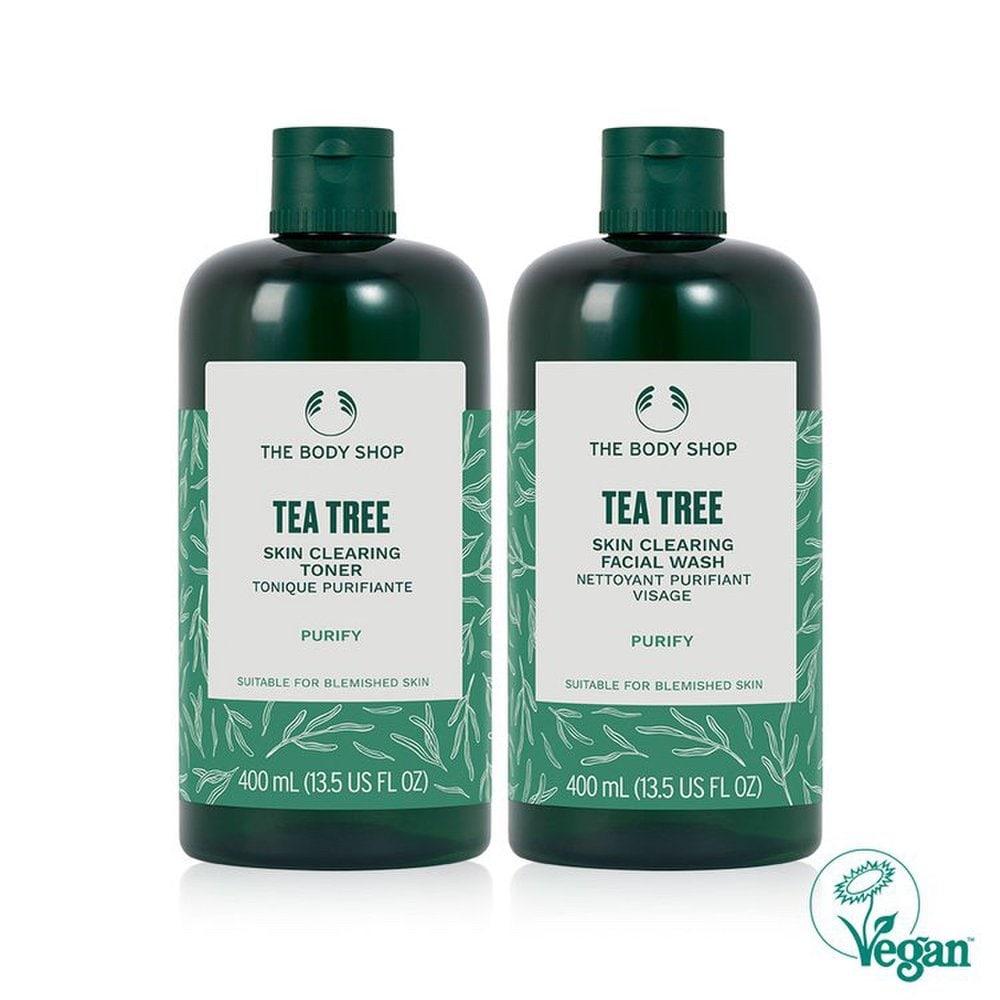 

Tea Tree Toner 400ML + Tea Tree Clearing Facial Wash 400M