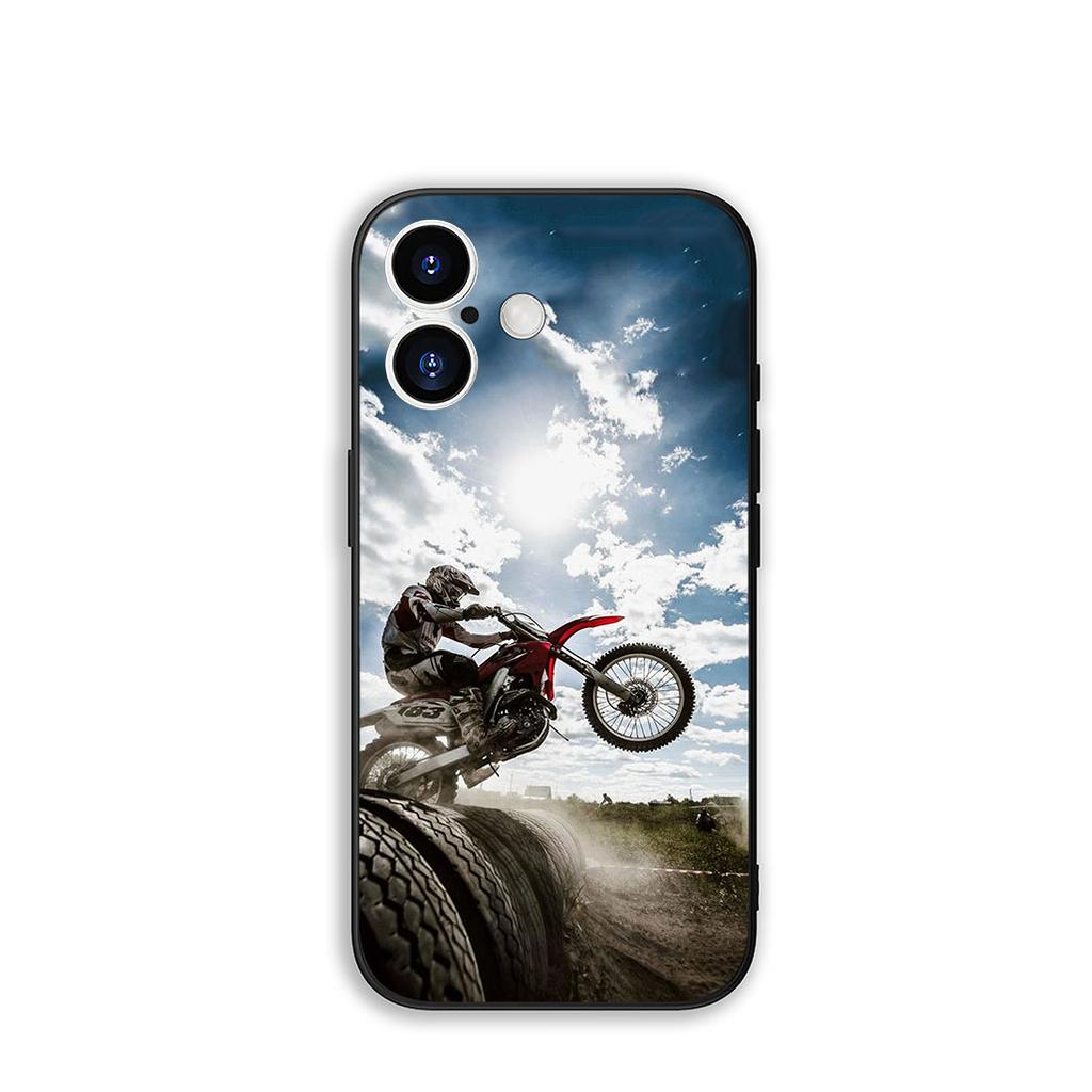 Coque Cover for Apple iPhone 16 11 13 14 15 Pro Max 7 6 8 Plus SE2 SE3 + 16E SE 2022 Case Moto Cross Motorcycle Sports Mobile