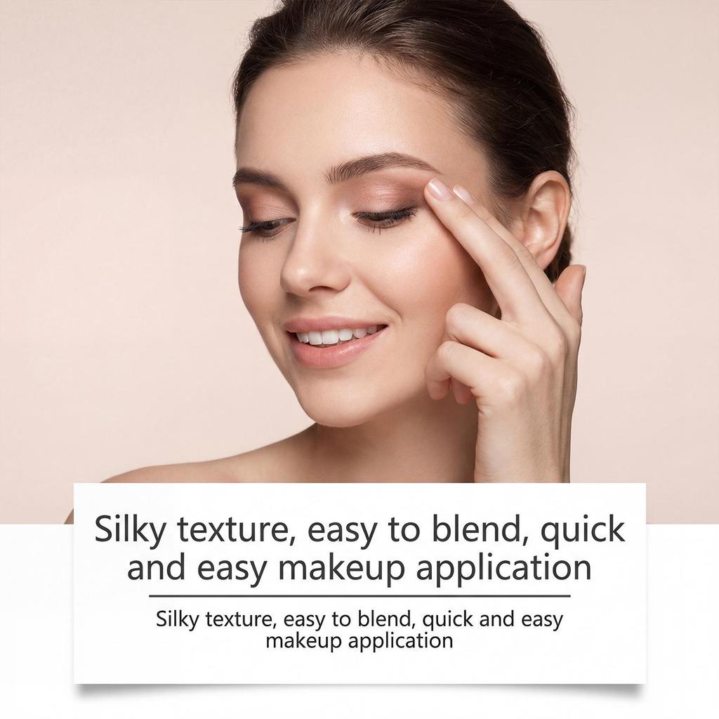 Zephoco Nude Pink Silky Eyeshadow Pencil: Fine Shimmer, Highly Pigmented, Versatile for Day and Night.