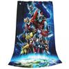 Mazinger Z UFO Robot Grendizer Fleece Blanket Cartoon Anime Fashion Throw Blankets for Home Hotel Sofa Quilt Warm