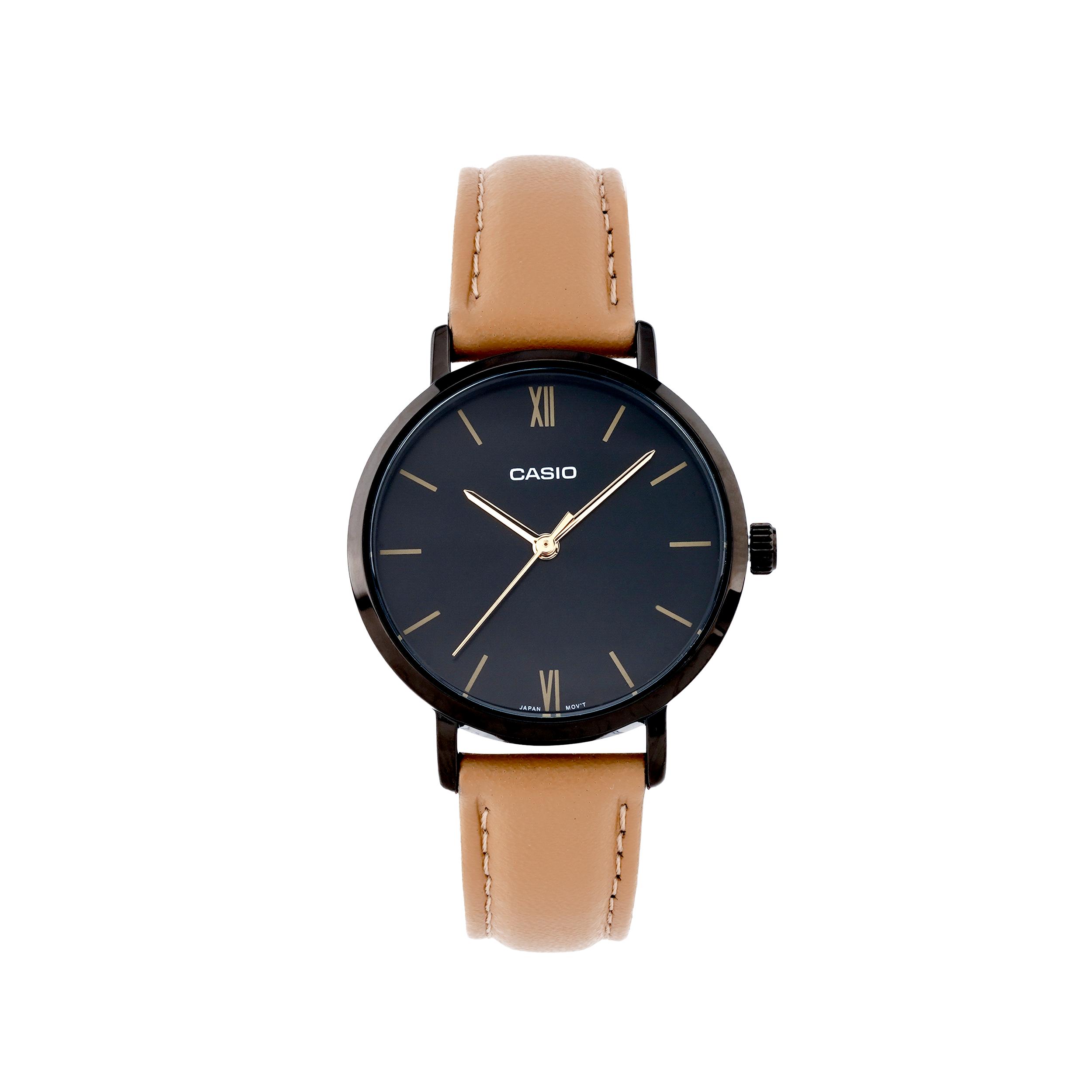 CASIO Women s Standard Series Black Watch LTP-VT02BL-1A LTP-VT02BL-1A Black Dial